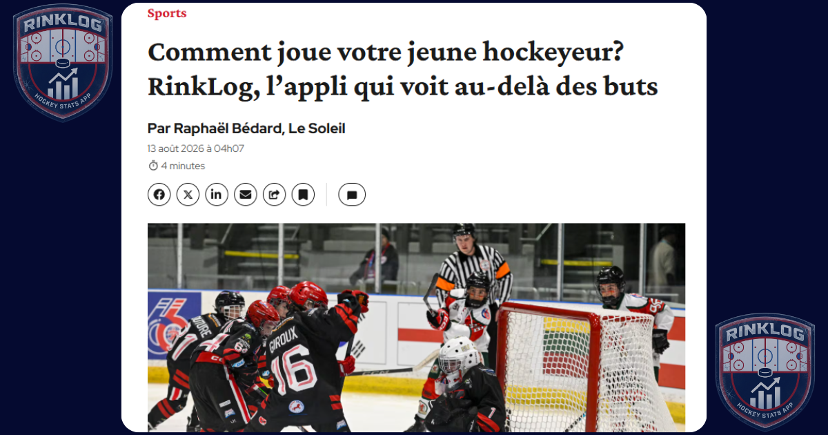 Preview of the Le Soleil article about RinkLog